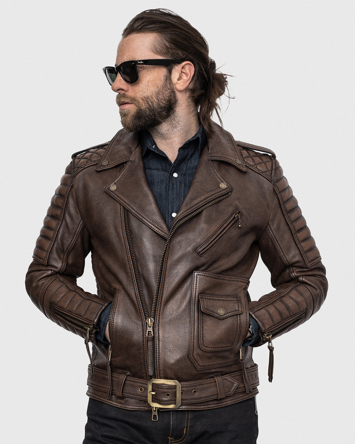 Veste homme cuir-city AUSTRALIEN LONG COW 